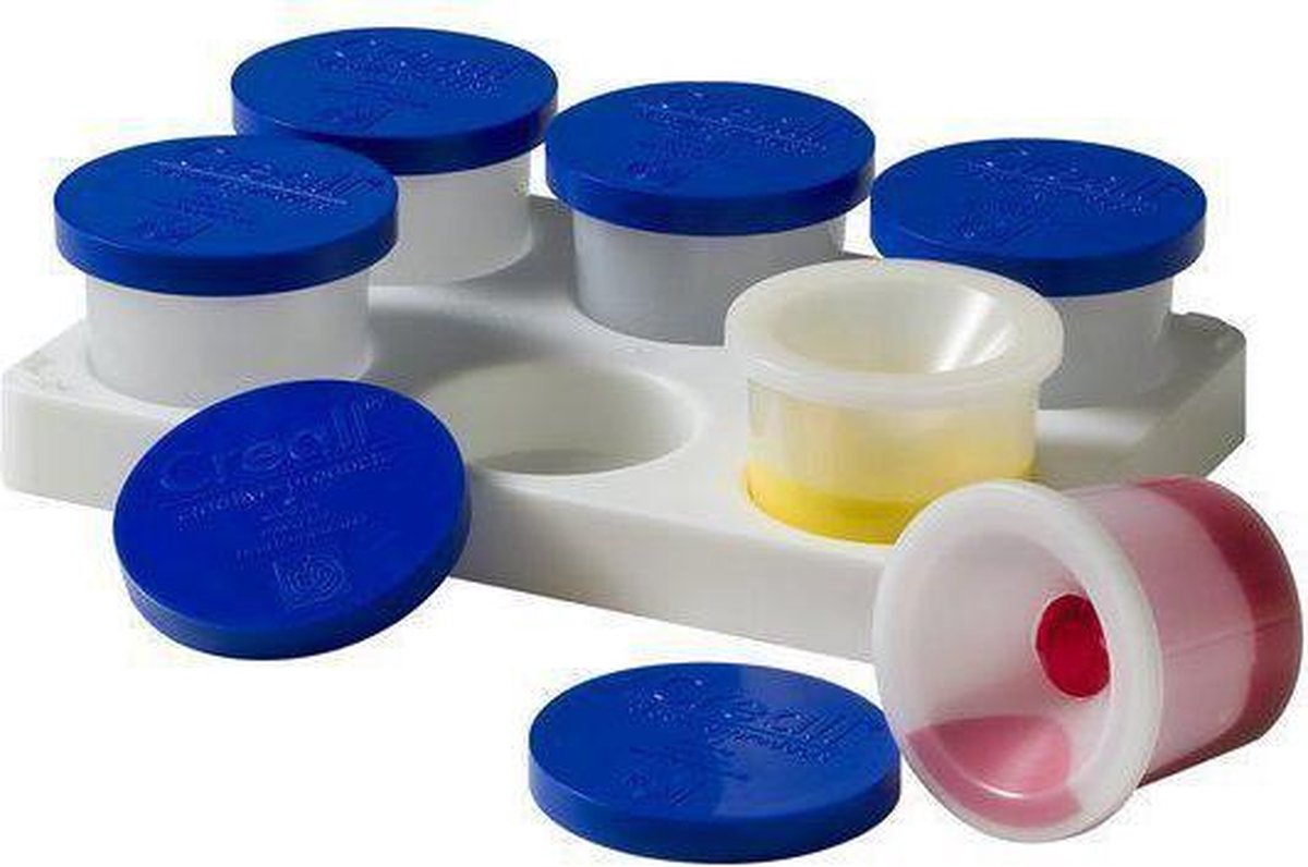 Creall antiknoeipotten in houder