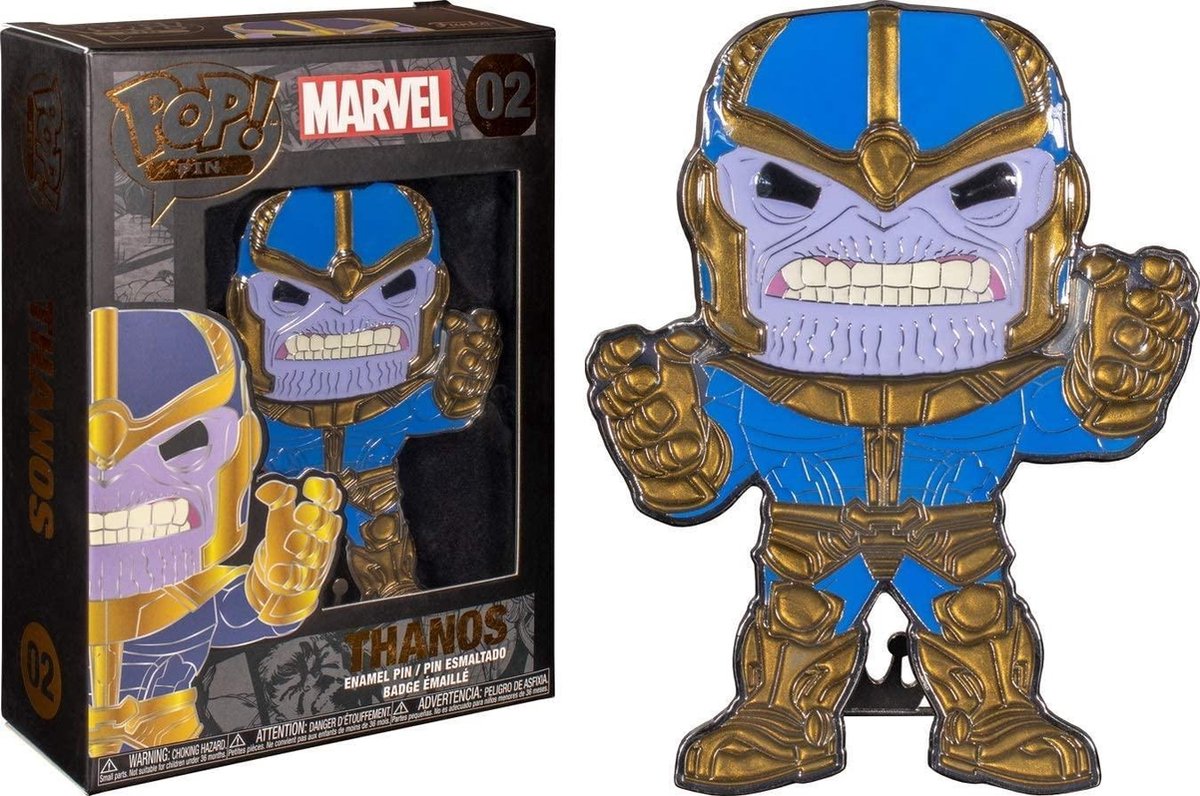 Funko Pop! Pin: Marvel - Thanos Premium Enamel Pin
