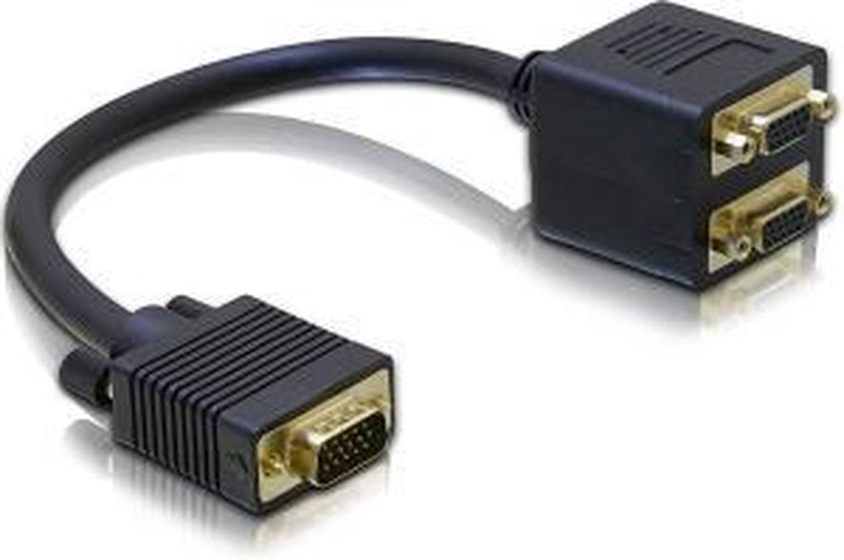 Delock - Adapter VGA St zu 2x VGA Buchse