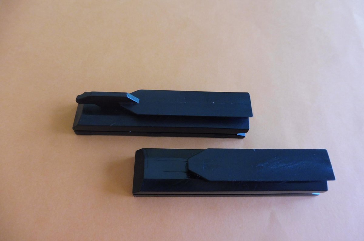 Geleiders contactplaat links en rechts element origineel friteuse Fritel 2464