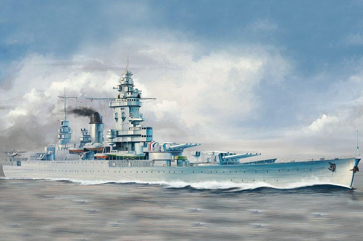 Boats French Navy Strasbourg Battleship