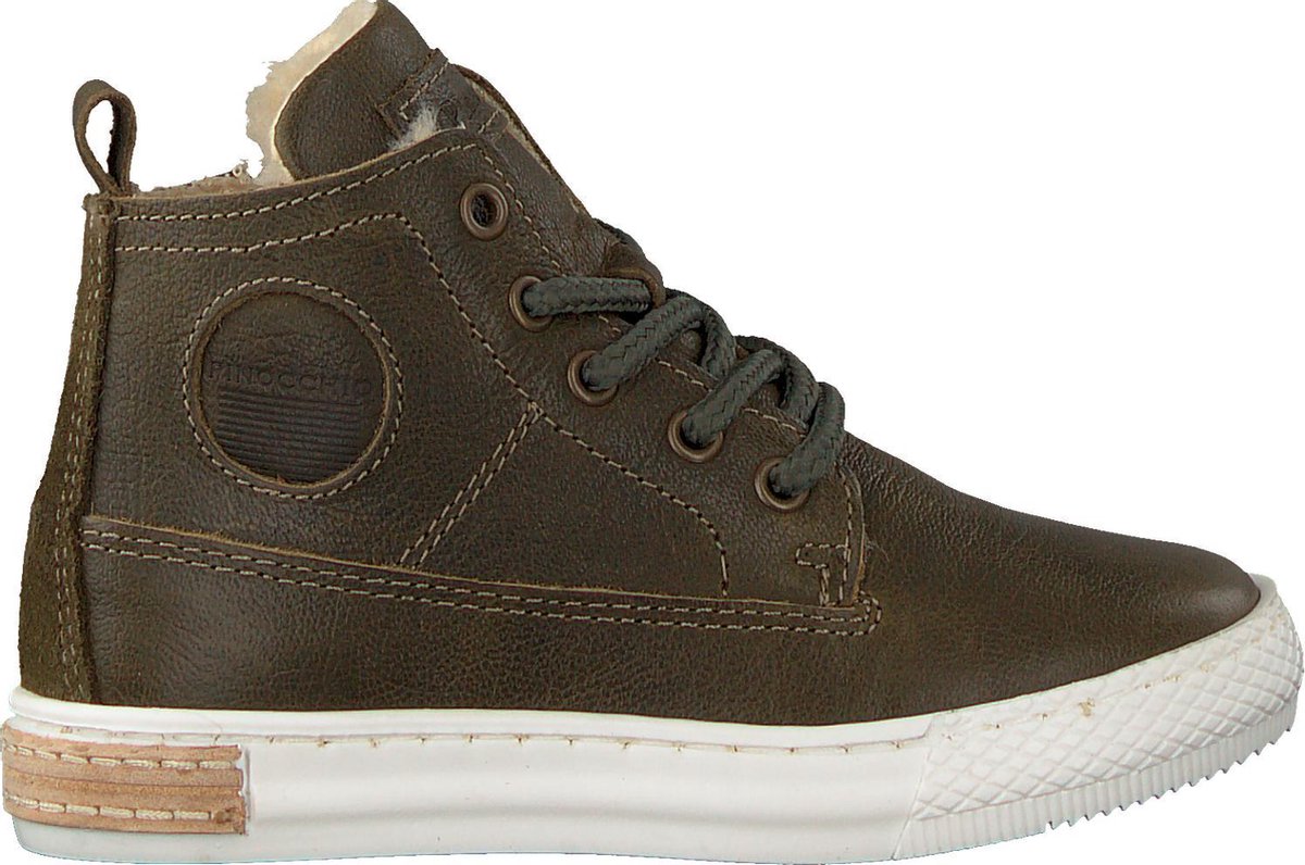 Pinocchio P2851 Enkelboots -  Enkellaarsjes - Jongens - Groen - Maat 25