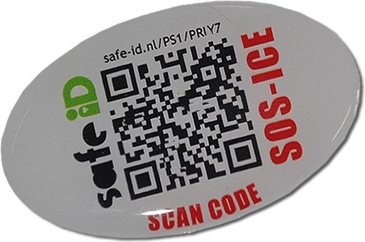 Safe-id Sos Biketag Qr-code 4