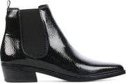 Mace Vrouwen Leer  Chelsea boots / Laarzen / Damesschoenen M1028 - Antraciet - maat 41