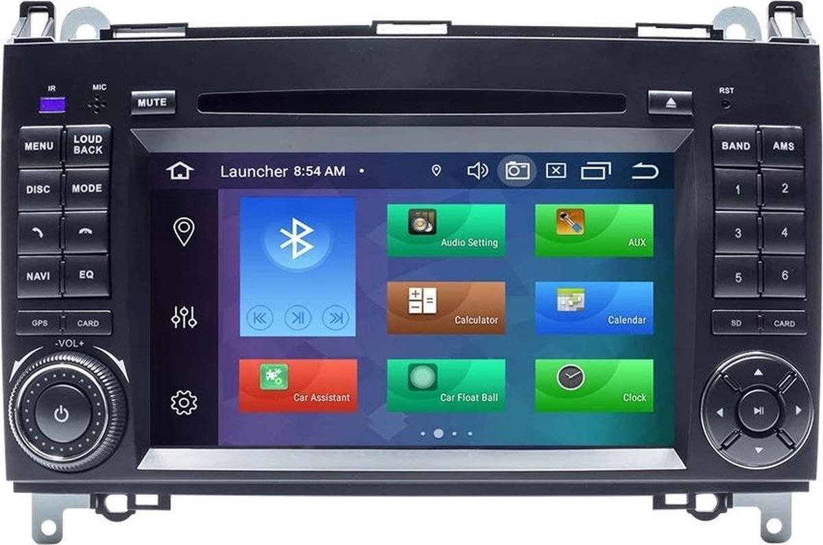 Mercedes Benz 2+16GB Ingebouwde CarPlay A klasse B klasse Vito Viano Sprinter Volkswagen Crafter Android 10 navigatie en multimediasysteem