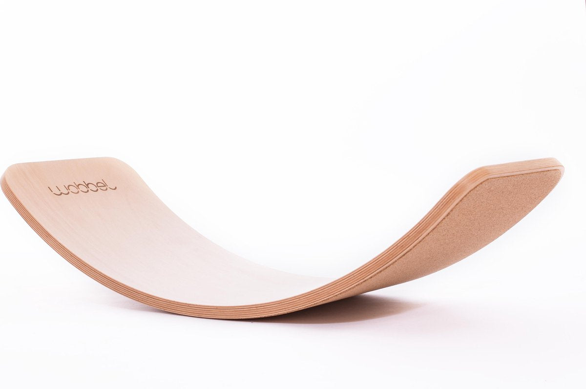 Wobbel Original Blank Gelakt met Kurk