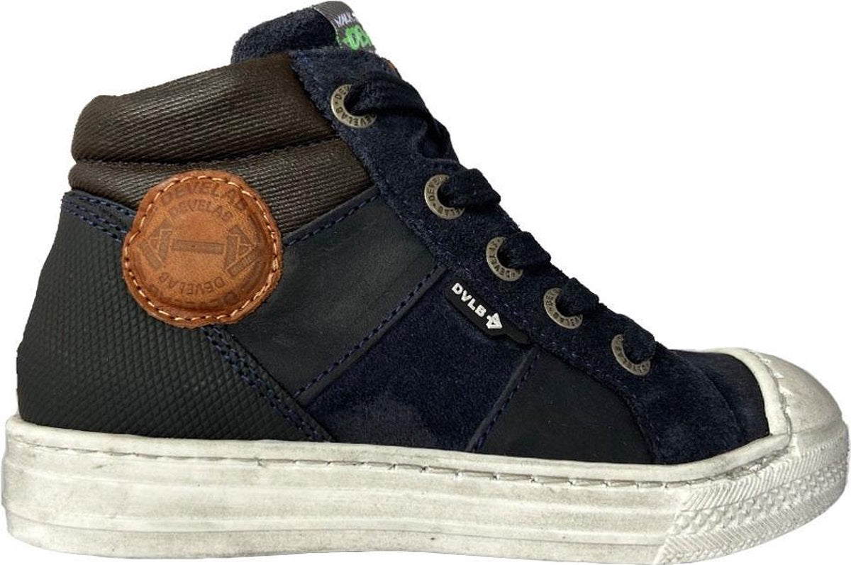 Blauwe Develab Veterschoenen