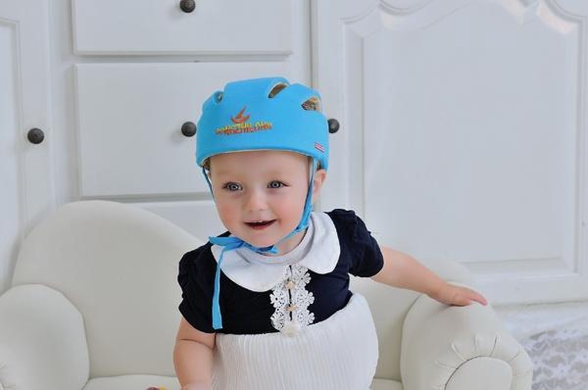 Babyhelm blauw 8 maanden to 6 jaar