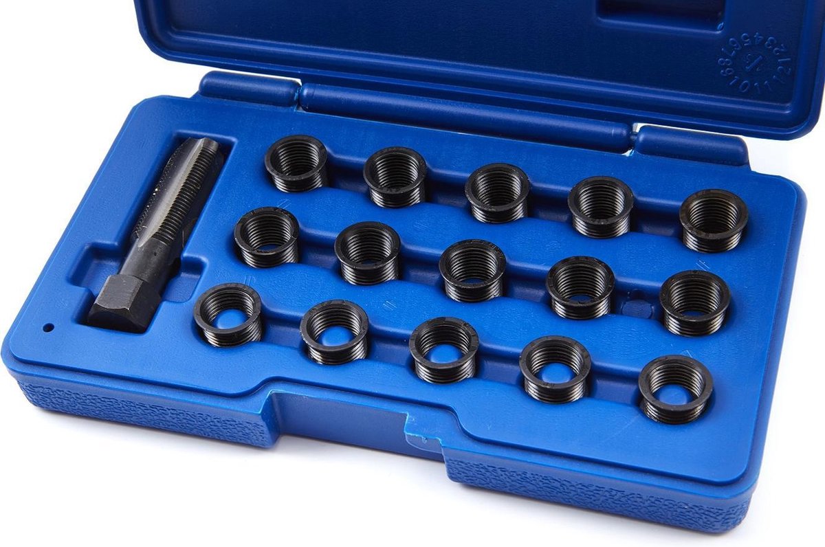 16 Delige Schroefdraad -Reparatieset voor Bougies