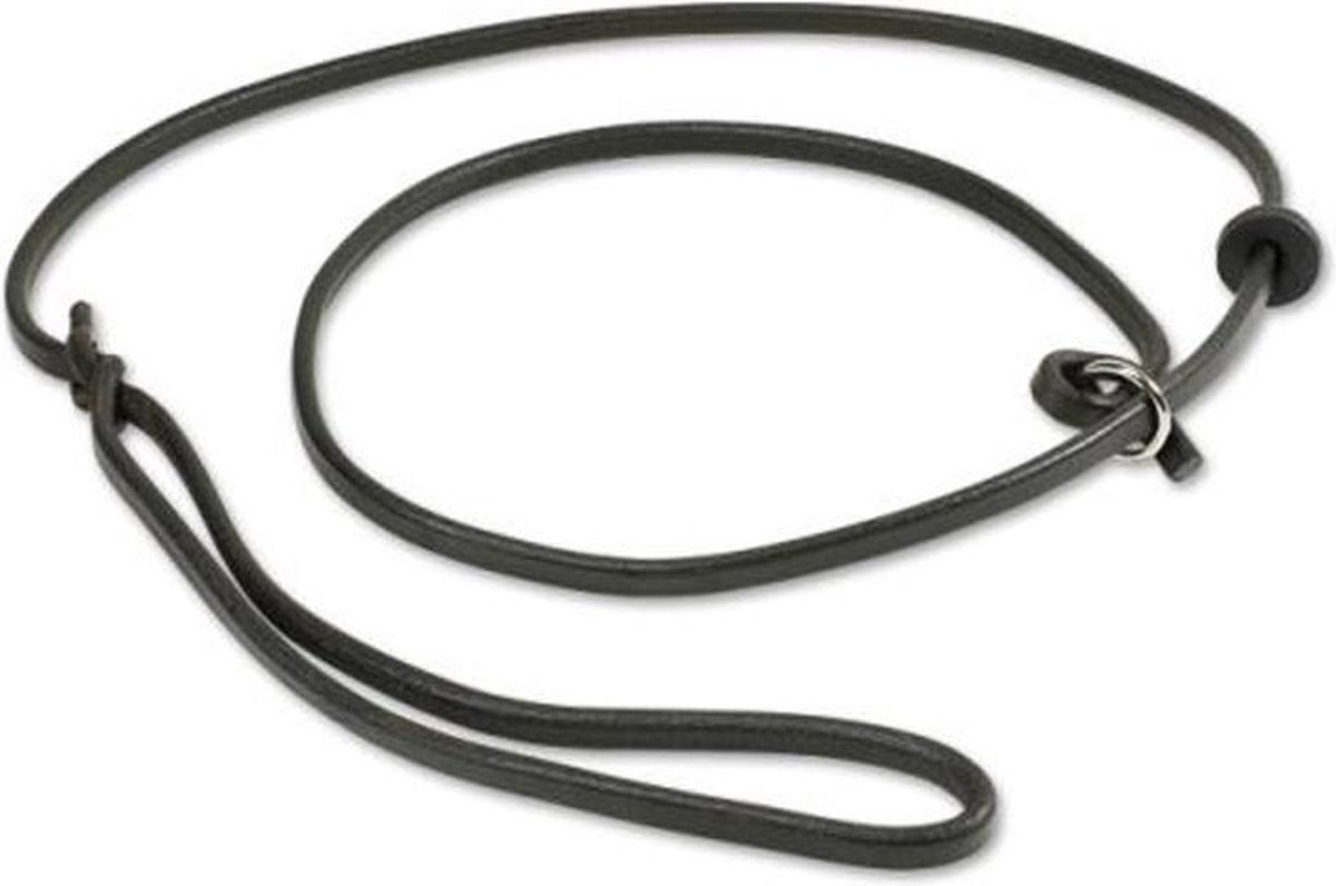 Lederen moxonlijn bruin 6mm - 120cm