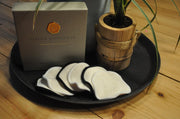 14 luxe herbruikbare wattenschijfjes bamboe make up remover pads incl. waszak - Ecologische