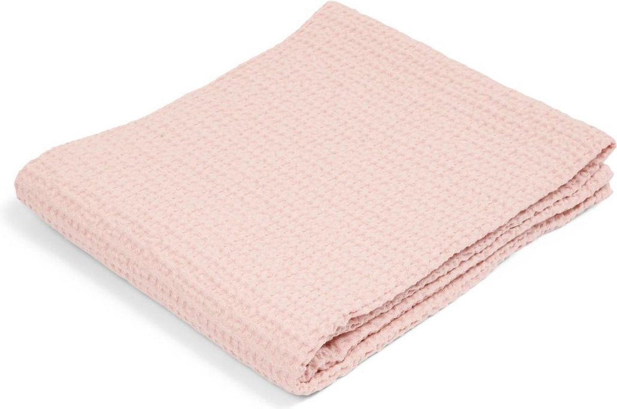 Ledikantdeken - Wafel - Fine Home - 100x150cm - Roze