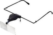 TOOLCRAFT TO-5137812 Loepbril Met LED-verlichting Vergrotingsfactor: 1.5 x