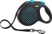 Flexi Design Tape - Hondenriem Blauw - M - 5 m - (50 kg)