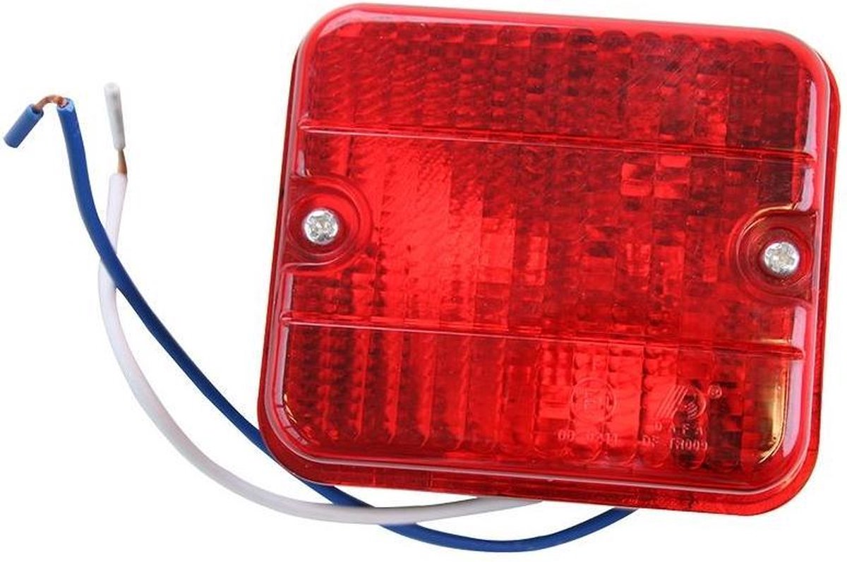 Proplus Mistachterlicht 12 Volt Rood 75 X 85 Mm