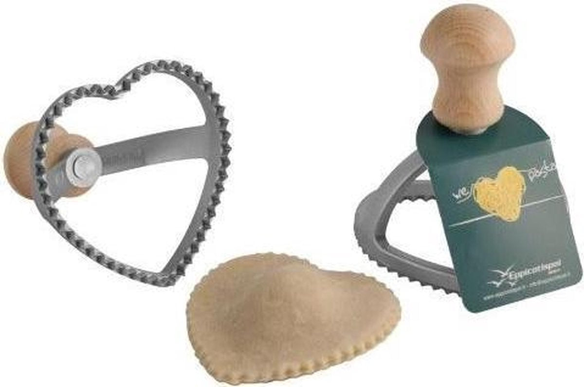 Set van 2 - Ravioli uitsteker hart - 8.5 cm - Eppicotispai
