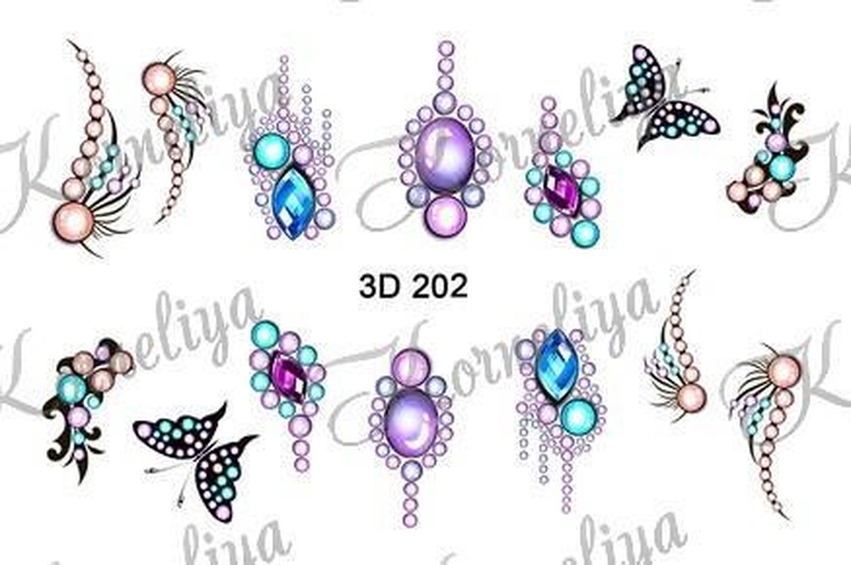3D Waterdecal - 3D 202