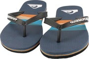 Quiksilver Molokai Seasons Heren Slippers - Jet Black/Nite Blue - Maat 41