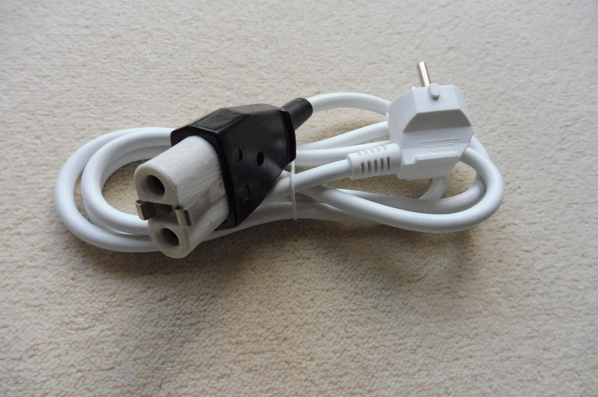 Apparatensnoer 1.5 meter 3x 1.5 mm2 met apparaatstekker oud model oa wafelijzer Nova Universeel 14664v