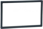Afwerkframe voor 2-DIN frame 118x1885mm -98x1735mm zwart