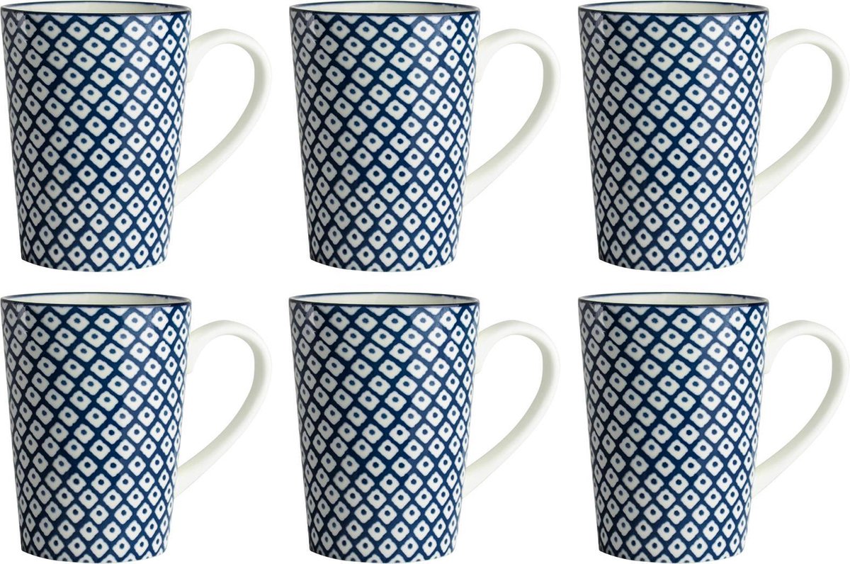 Gusta Beker 330ml Out of the Blue Japanese - set 6 stuks