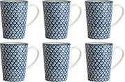 Gusta Beker 330ml Out of the Blue Japanese - set 6 stuks