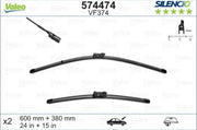 Ruitenwisser set  VW up / Seat Mii / Skoda citygo flat blade
