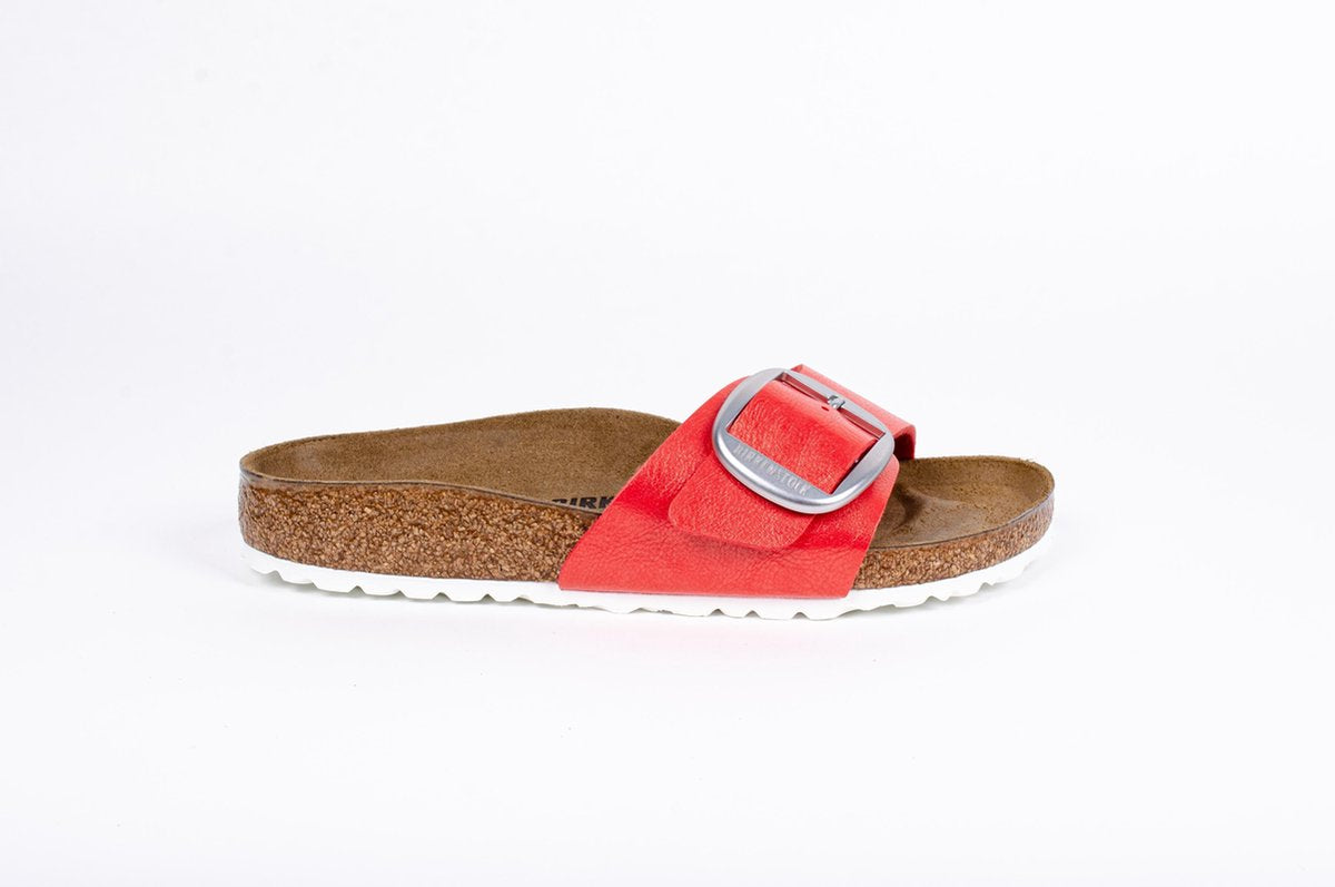 Birkenstock Madrid Graceful Dames Slippers Small fit - Rood - Maat 43