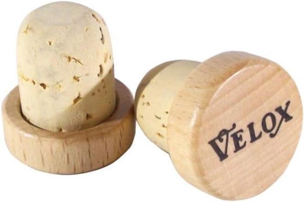 Velox Stuurdop Hout vintage p/set