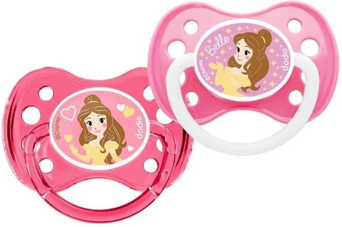 DODIE 2 anatomische fopspenen Disney Belle 6 m +