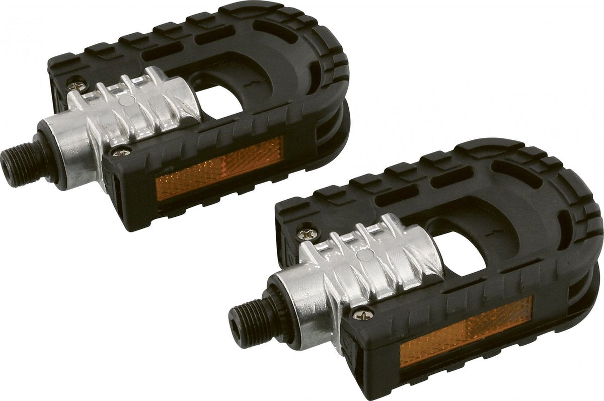 Simson Vouwpedalen Easy Fold Vouwfiets 9/16 Inch Zwart 2 Stuks