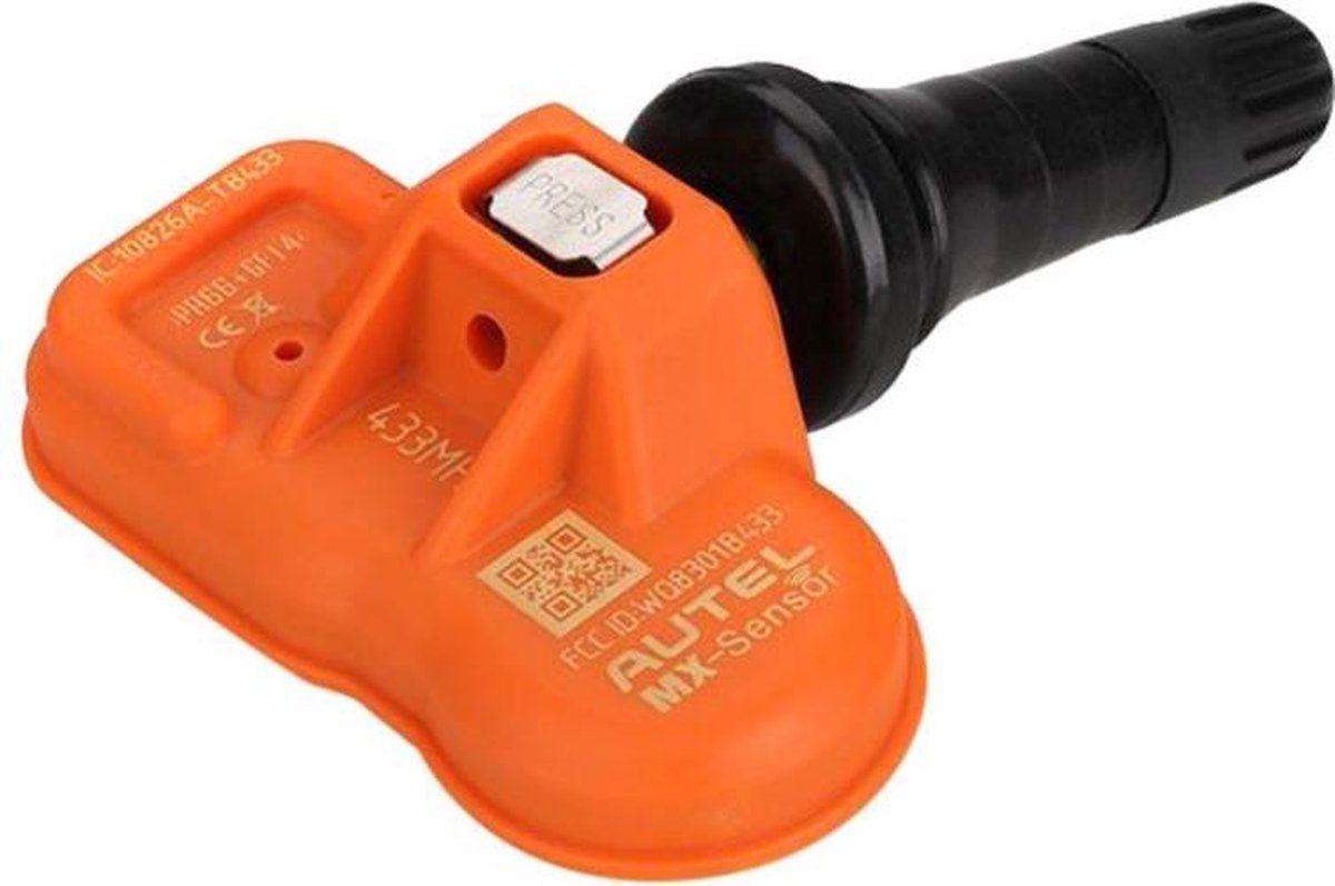 Autel TPMS Sensoren set 433MHz Universeel - rubber 4 stuks