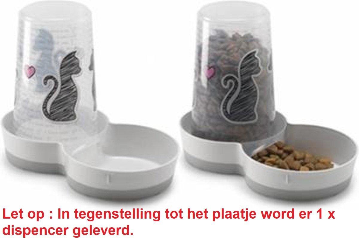 Drink en voer dispencer voor katten 1