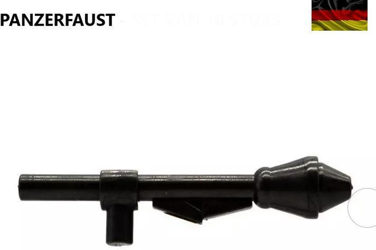 X44 - 10x Duitse Panzerfaust - WW2 Bouwstenen