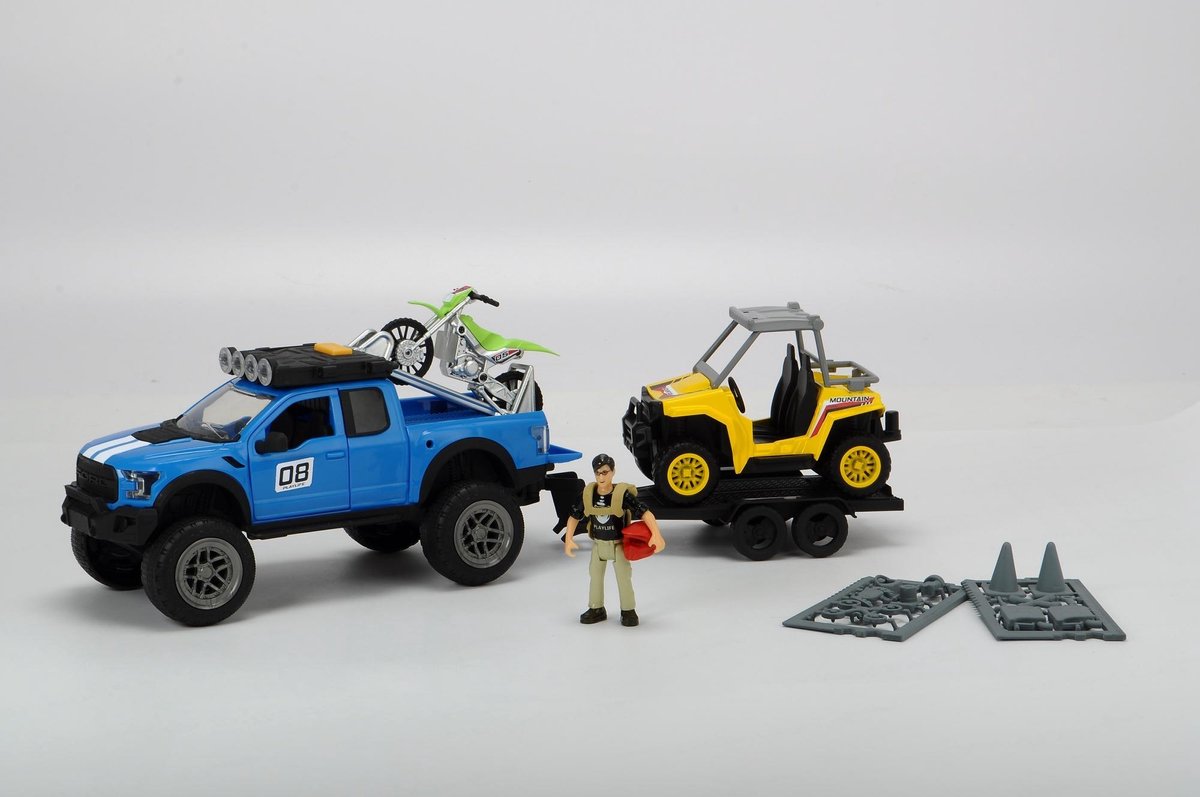 Dickie Toys Offroad Set met Licht en Geluid 20-delig