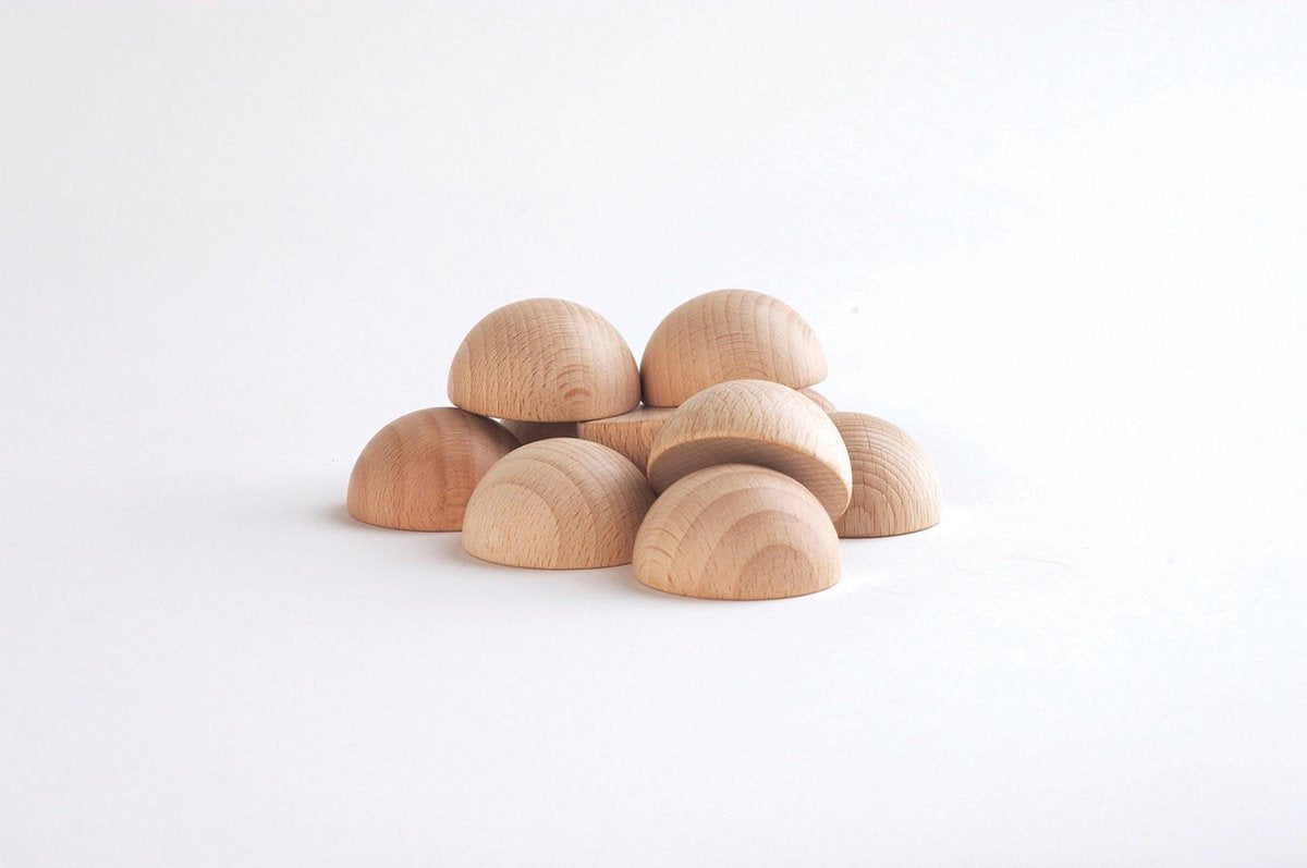 TickiT Wooden Semisphere 40Mm