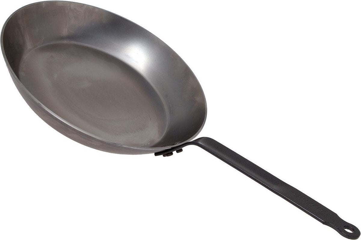 De Buyer Carbone Plus Koekenpan met Rvs Handvat - Ø 28cm - Plaatstaal