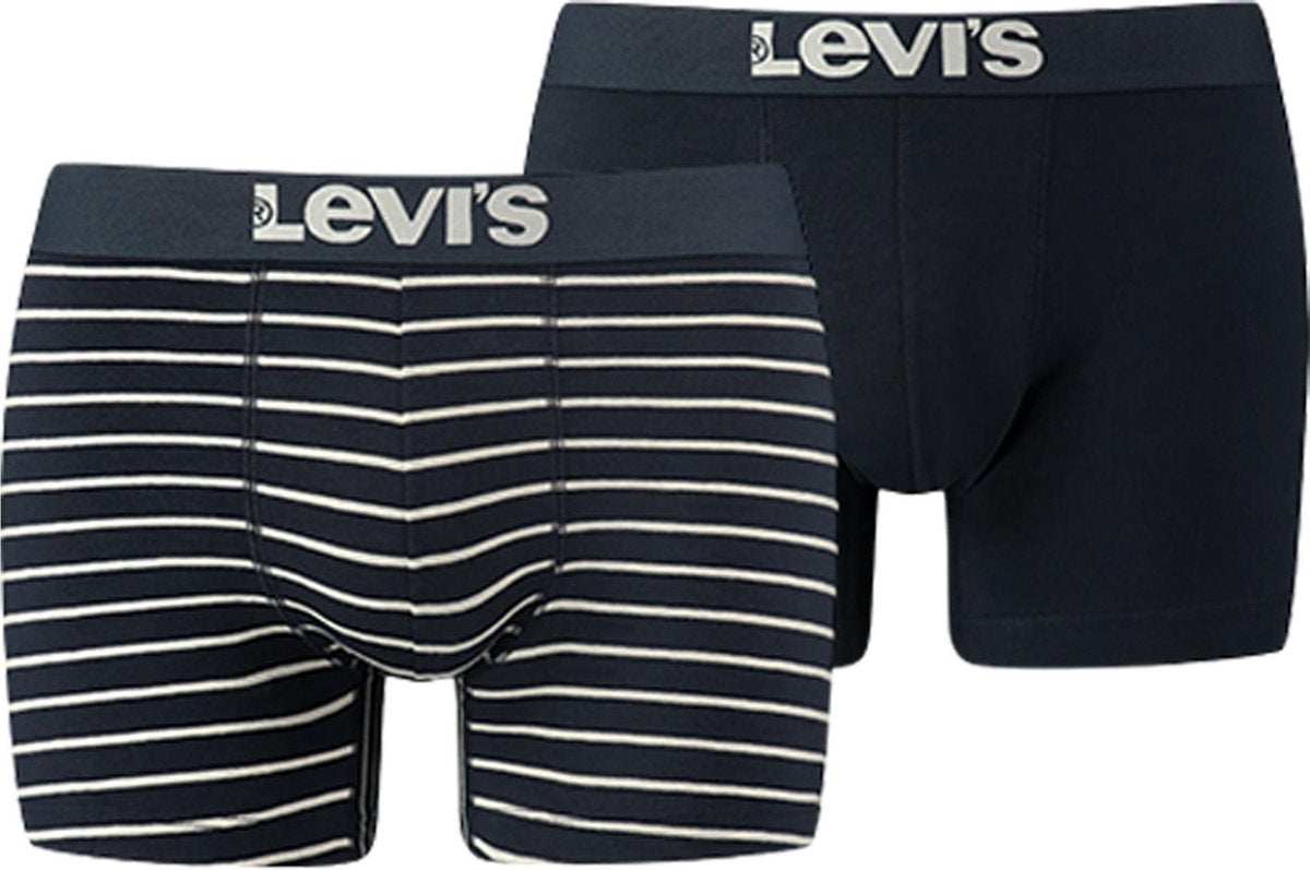 Levi Boxershort - Maat S  - Mannen - blauw/wit
