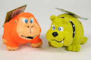 Hondenspeelgoed - Hondenspeeltjes Bulldog & Gorilla  - Geluid - Latex - 12.5cm