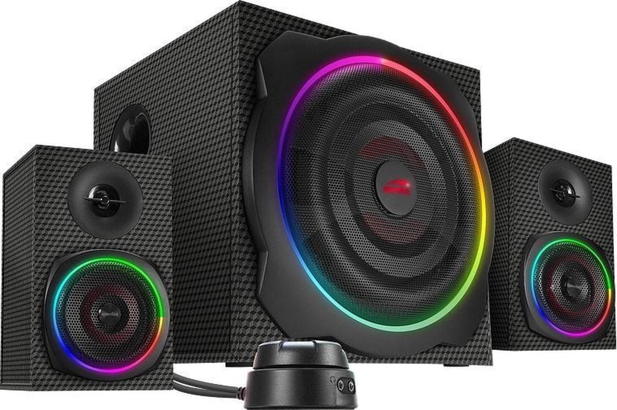 Speedlink Gravity Carbon RGB 2.1 Subwoofer System - Black