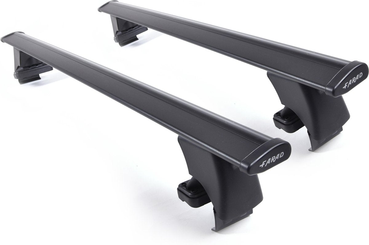 Farad Dakdragers - Citroen DS5 vanaf 2011 - Glad dak - 100kg Laadvermogen - Aluminium -Wingbar - Zwart