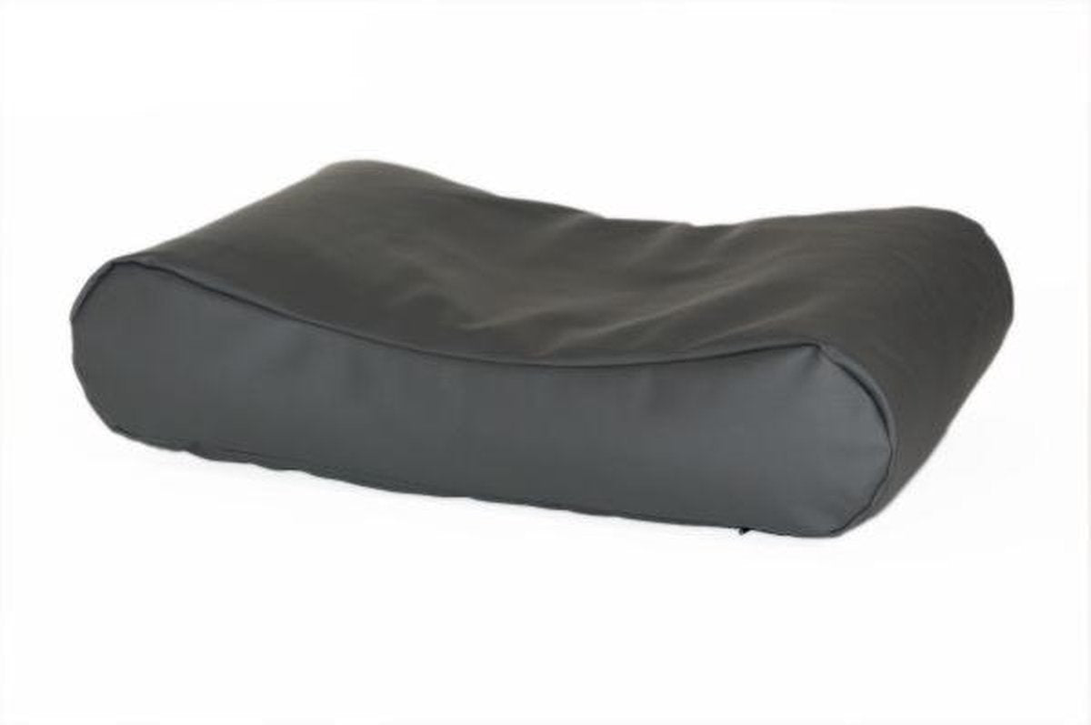 Comfort Kussen Hondenkussen Deluxe Leatherlook 100 x 75 cm - Antraciet