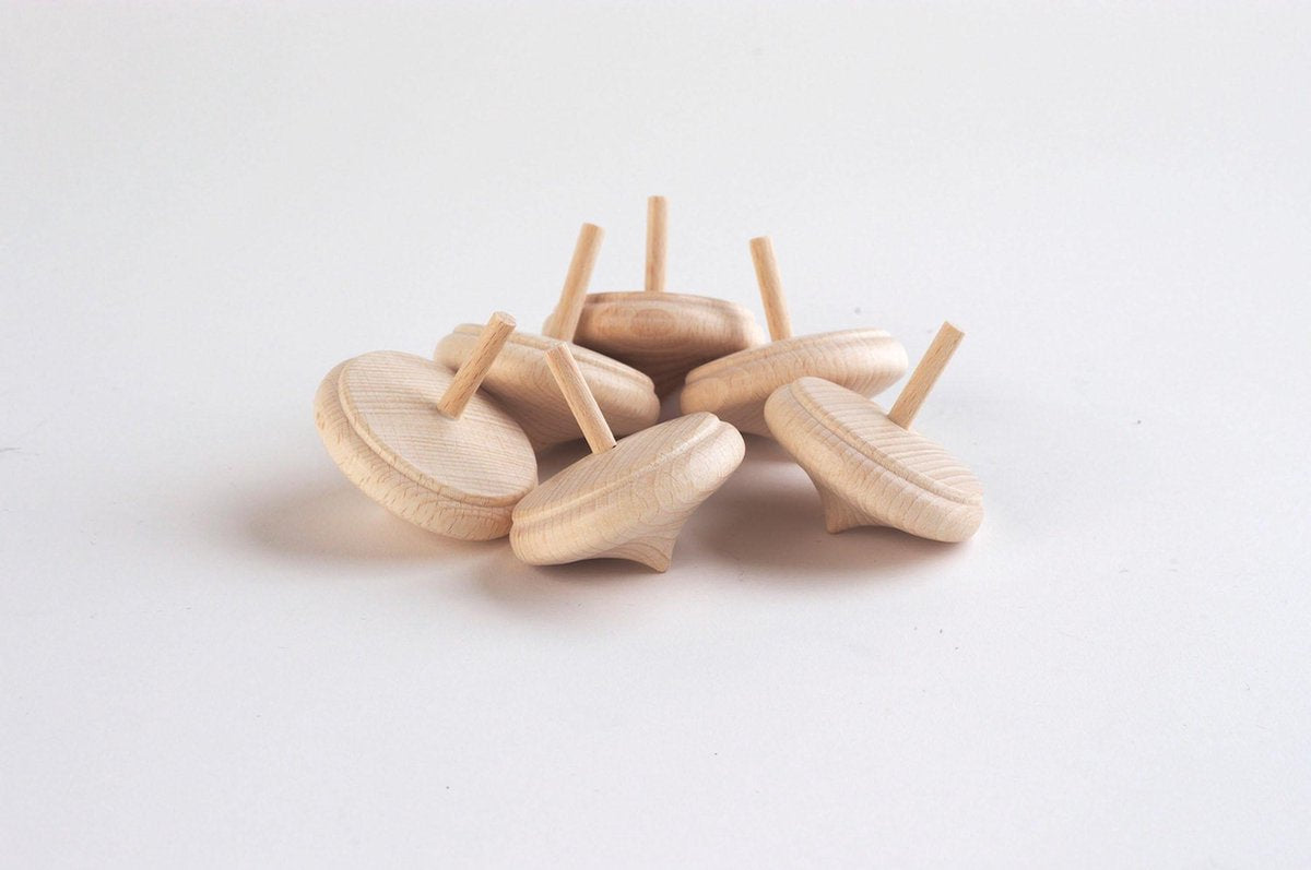TickiT BEECHWOOD SPINNING TOPS