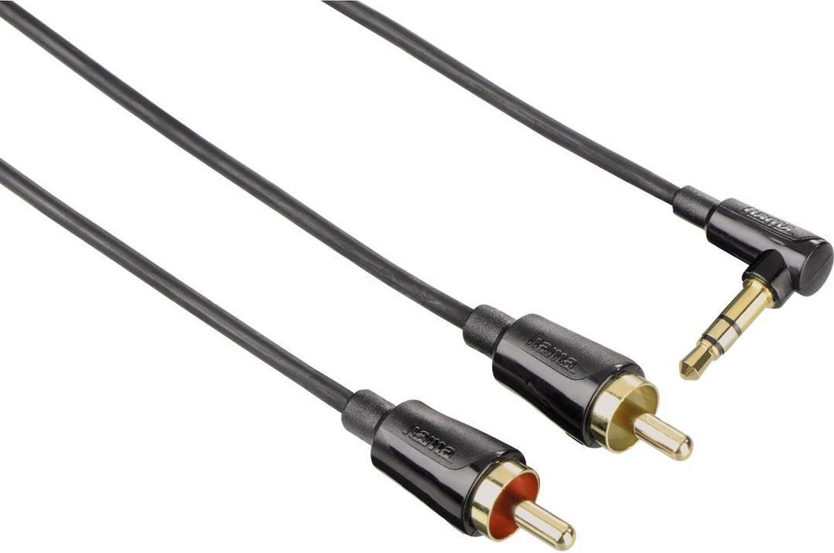 Hama audio kabel 3.5mm jack-2cinch flexi-slim 1.5m 3s