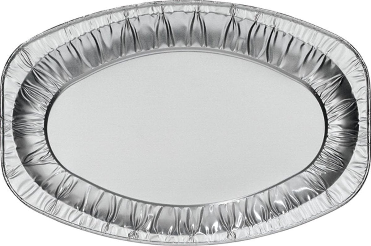 serveer schaal ovaal aluminium 44