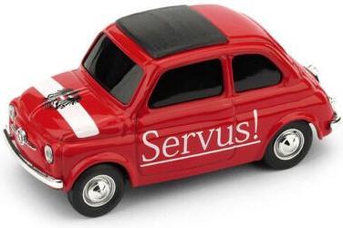 Fiat 500 Brums Austria Servus 2018 Red
