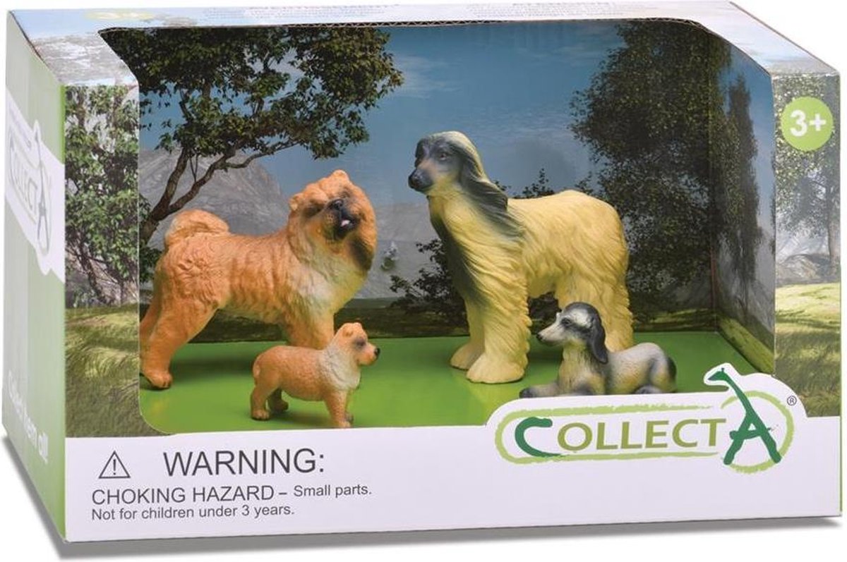 Collecta Honden: Speelset In Giftverpakking 4-delig Chowchow