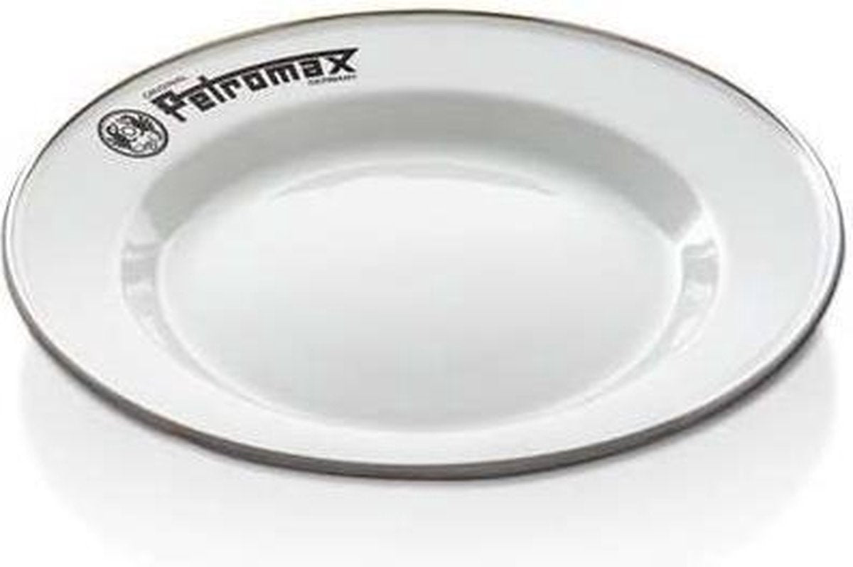 Petromax Enamel Borden wit 2 stuks