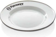 Petromax Enamel Borden wit 2 stuks