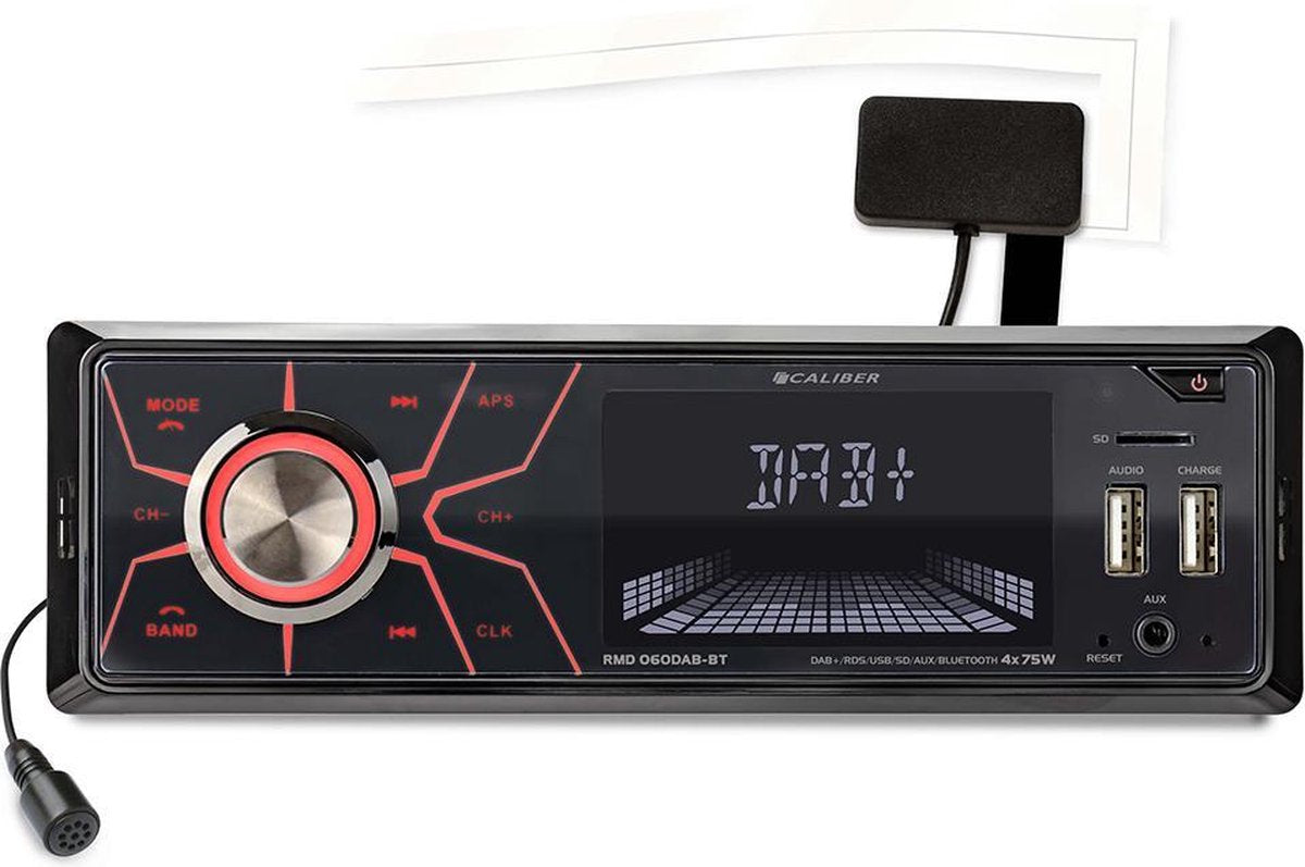 Caliber RMD060DAB-BT - Radio met FM DAB+ tuner en bluetooth - Zwart